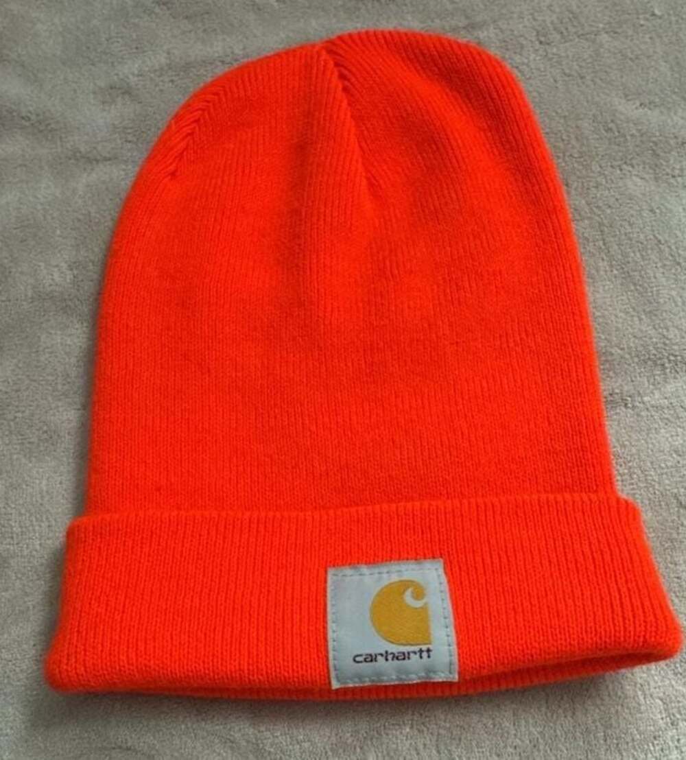 Carhartt A18 Acrylic Watch Hat in Brite Orange